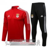 Benfica Insieme Completo rosso I nero Giacca 2021-22