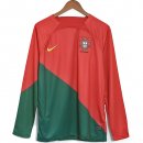 Tailandia Home Manica lunga Maglia Calcio Portogallo Coppa del mondo 2022