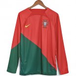 Tailandia Home Manica lunga Maglia Calcio Portogallo Coppa del mondo 2022