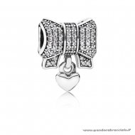 Pandora Italia Vacanze Charms Cuore Arco Charm Chiaro Cz Net