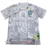 Thailandia Speciale Maglia Brasile 2026 Bianco Grigio