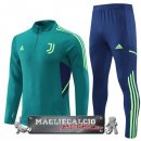 Juventus Insieme Completo Verde I BluFelpa Da Allenamento 2022-23