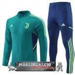 Juventus Insieme Completo Verde I BluFelpa Da Allenamento 2022-23