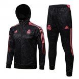 Real Madrid Insieme Completo Negro Rosa Giacca 2021-22