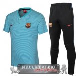 España Blu Maglia Set Completo POLO 2017-18