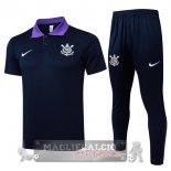 Corinthians Paulista Blu Purpureo Maglia POLO Set Completo 2025 2026
