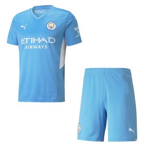 Manchester City Set completi Bambino Maglia Calcio Home 2021-22