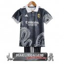 Real Madrid Set Completi Bambino Maglia Calcio Speciale 2023-24 Nero