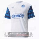 Marseille Formazione Maglia Calcio 2022-23 bianco blu