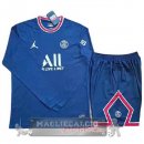 Paris Saint Germain Set completi Bambino Maglia Calcio Home Manica Lunga 2021-22