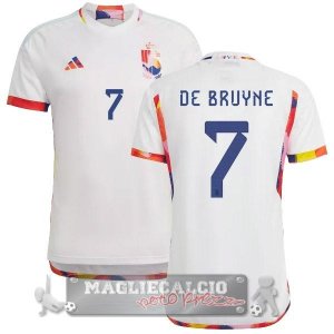 7 De Bruyne Away Maglia Calcio Belgio 2022