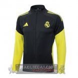 Lunga Zip Giacca Real Madrid 2025 2026 Grigio Giallo