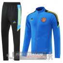Manchester United Insieme Completo Nero Blu Giacca 2022-23