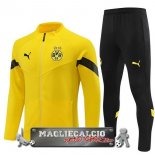 Borussia Dortmund Insieme Completo Giallo Bambino Giacca Lunga Zip 2022-23