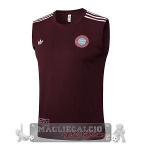 Formazione Senza Maniche Maglia Bayern Monaco 2025 2026 Borgogna