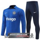 Chelsea Insieme Completo Blu Bambino Felpa Da Allenamento 2022-23