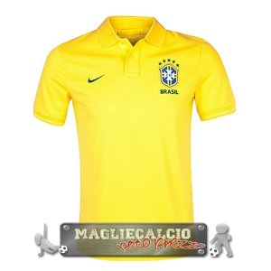 Brasile Giallo Maglia POLO 2018