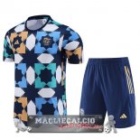 Formazione Bambino Set Completo Maglia Algeria 2022 Giallo Blu