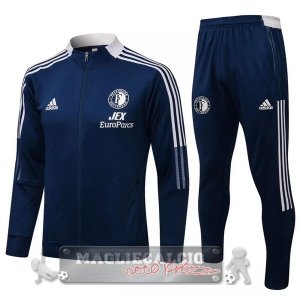 Feyenoord Rotterdam Insieme Completo Blu Navy Giacca 2021-22