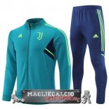Juventus Insieme Completo Verde I Blu Giacca Lunga Zip 2022-23