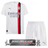 AC Milan Set Completo Bambino Maglia Calcio Away 2023-24