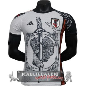 Thailandia Speciale Giocatori Maglia Calcio Giappone 2024 Bianco Nero