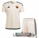 AS Roma Set Completo Bambino Maglia Calcio Away I 2023-24