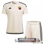 AS Roma Set Completo Bambino Maglia Calcio Away I 2023-24
