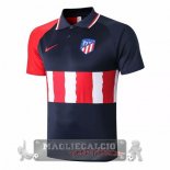 Atletico de Madrid Nero Rosso Maglia POLO 2020-21