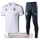 Real Madrid Bianco Set Completo Maglia POLO 2019-20