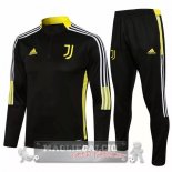 Juventus Insieme Completo nero bianco giallo Bambino Giacca 2021-22