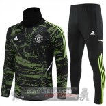 Manchester United Insieme Completo Verde Nero Giacca 2022-23