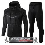 Nike Set Completo Nero Giacca Felpa Cappuccio 2023
