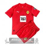 Borussia Dortmund Set Completo Bambino Maglia Calcio Portiere 2022-23 Rosso