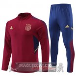 Ajax Insieme Completo Rosso Blu Giacca 2022-23