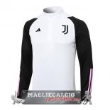 Juventus Bianco Nero Rosa Felpa Da Allenamento 2023-24