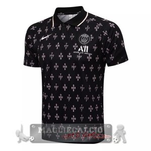 Paris Saint Germain Nero Maglia POLO 2021-22