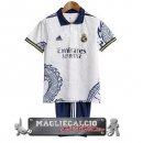 Real Madrid Set Completi Bambino Maglia Calcio Speciale 2023-24 Bianco