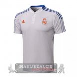 Real Madrid Bianco Rosso Maglia POLO 2021-22