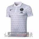 Paris Saint Germain Bianco Maglia POLO 2021-22