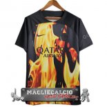 Tailandia Speciale Maglia Calcio Paris Saint Germain 2023-24 Nero Amarillo
