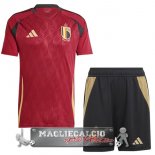 Home Maglia Calcio Set Completo Uomo Belgica 2024