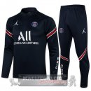 Paris Saint Germain Insieme Completo blu navy I rosso Giacca 2021-22