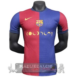 Home Giocatori Maglia Barcelona 2024 2025 Blu III Rosso