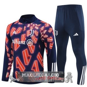 Felpa Da Allenamento Set Completo Juventus 2023-24 Rosa Blu Navy