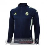 Lunga Zip Giacca Real Madrid 2025 2026 Blu II Navy
