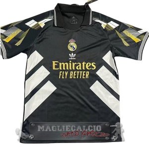 Thailandia speciale Maglia Real Madrid 2025 2026 Nero Giallo Bianco