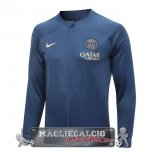 Giacca Lunga Zip Paris Saint Germain 2023-24 Blu Navy