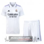 Real Madrid Set Completi Bambino Maglia Calcio Portiere Home 2022-23