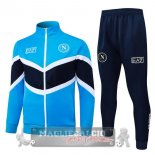 Set Completo Lunga Zip Giacca Napoli 2025 2026 Blu
